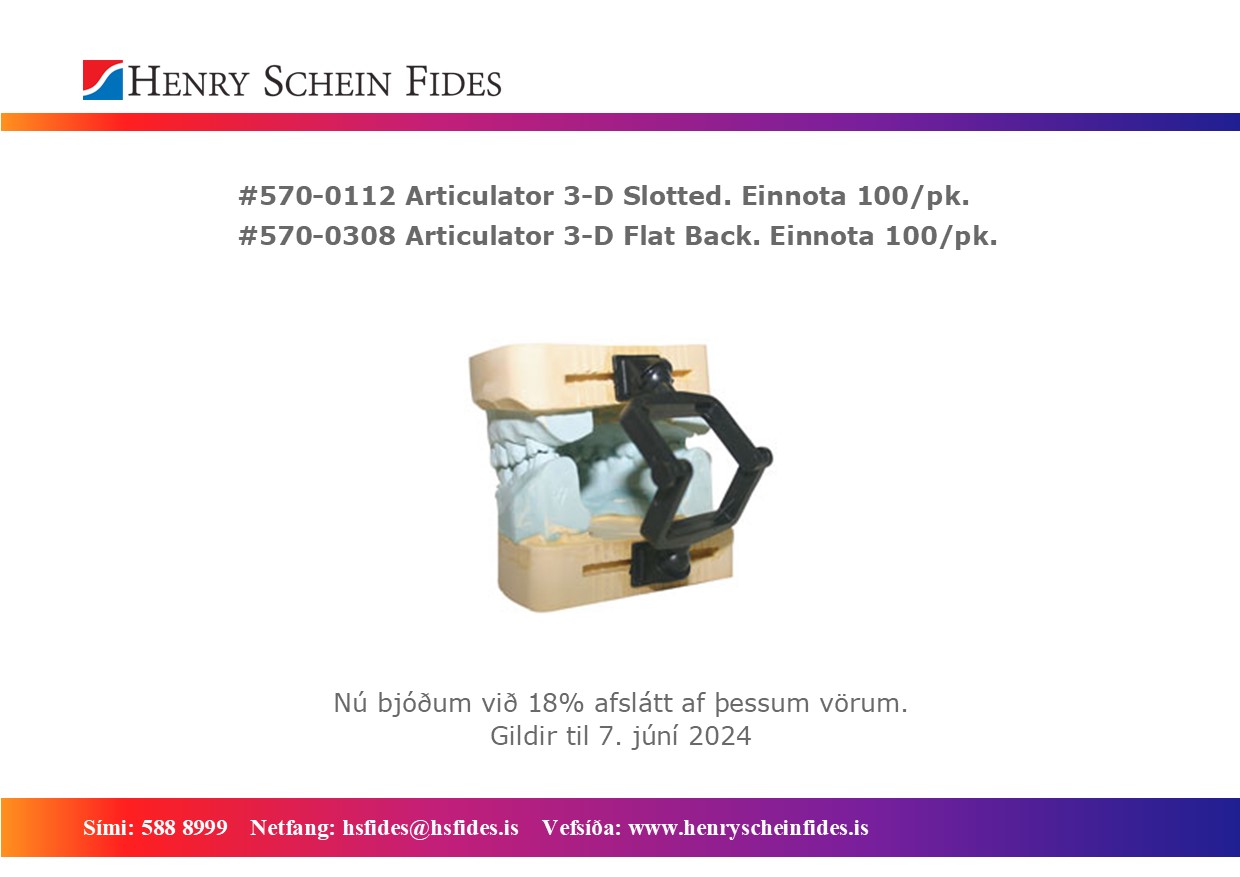 Schein Brand 2024 Articulator tannsmiðir