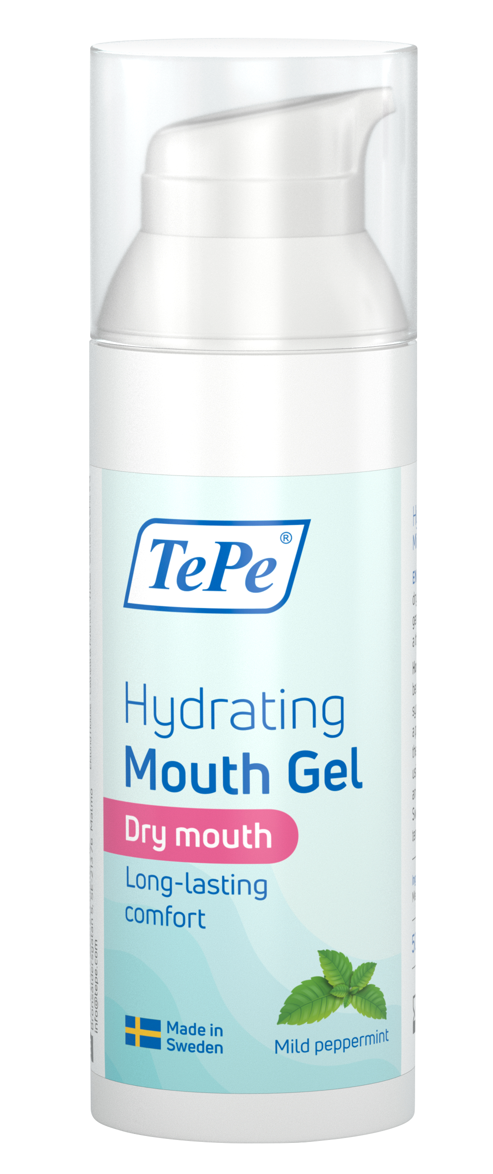 TePe PR Mouth Gel Mild Peppermint 842314 Front 10508 High resolution JPEG 2805